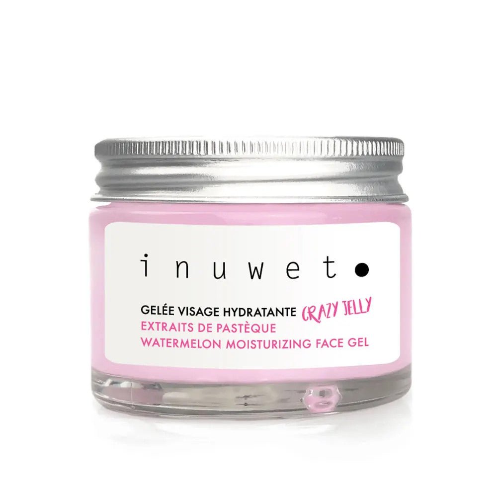 Inuwet Crazy Jelly Natural Moisturizing Gel Face Rose Watermelon Perfumes 50ml (1.69fl oz) - FrenchBeautyHub