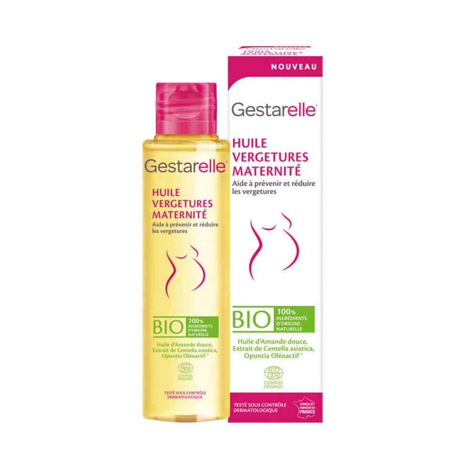 Iprad Gestarelle Organic Stretch Marks Oil for Maternity Prevention and reduction 100ml (3.38fl oz) - FrenchBeautyHub