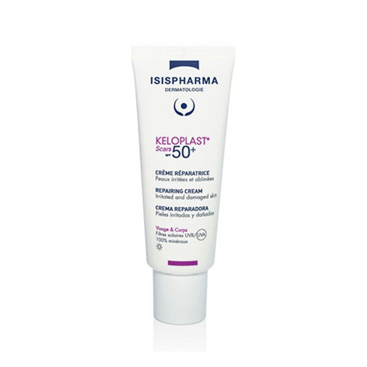 Isispharma Keloplast Scars Spf50+ Protective Repairing Cream 40ml (1.35fl oz) - FrenchBeautyHub