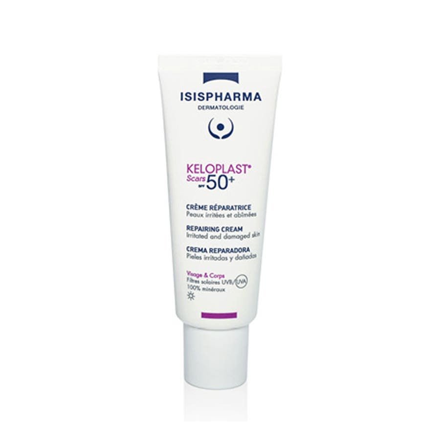 Isispharma Keloplast Scars Spf50+ Protective Repairing Cream 40ml (1.35fl oz) - FrenchBeautyHub