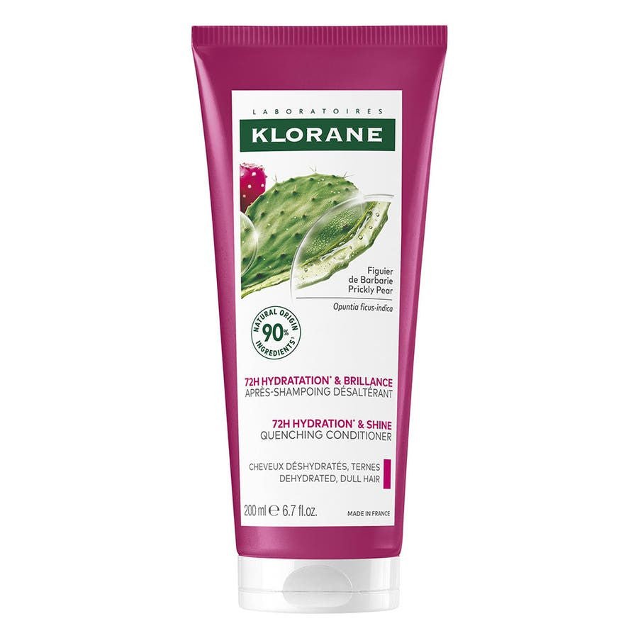 Klorane 72h Hydration & Shine Quenching Conditioner Prickly Pear 200ml (6.7floz) - FrenchBeautyHub