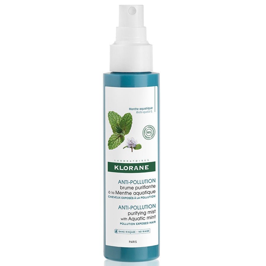 Klorane Aquatic Mint Anti Pollution Purifying Mist 100ml (3.38fl oz) - FrenchBeautyHub