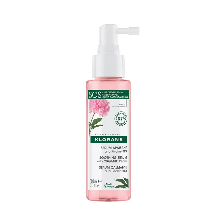 Klorane Organic SOS Soothing Serum Spray for Sensitive Scalp 100ml (3.38fl oz) - FrenchBeautyHub