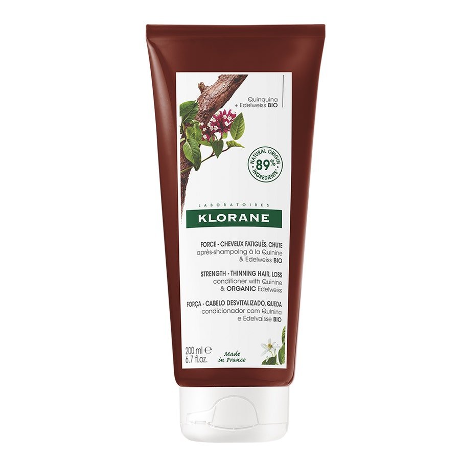Klorane Quinine Organic Edelweiss Conditioner for Tired Hair 200ml (6.76fl oz) - FrenchBeautyHub