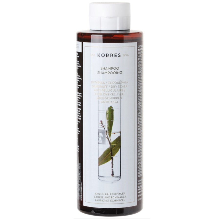 Korres Anti - dandruff Shampoo Laurel And Echinacea 250ml (8.45fl oz) - FrenchBeautyHub