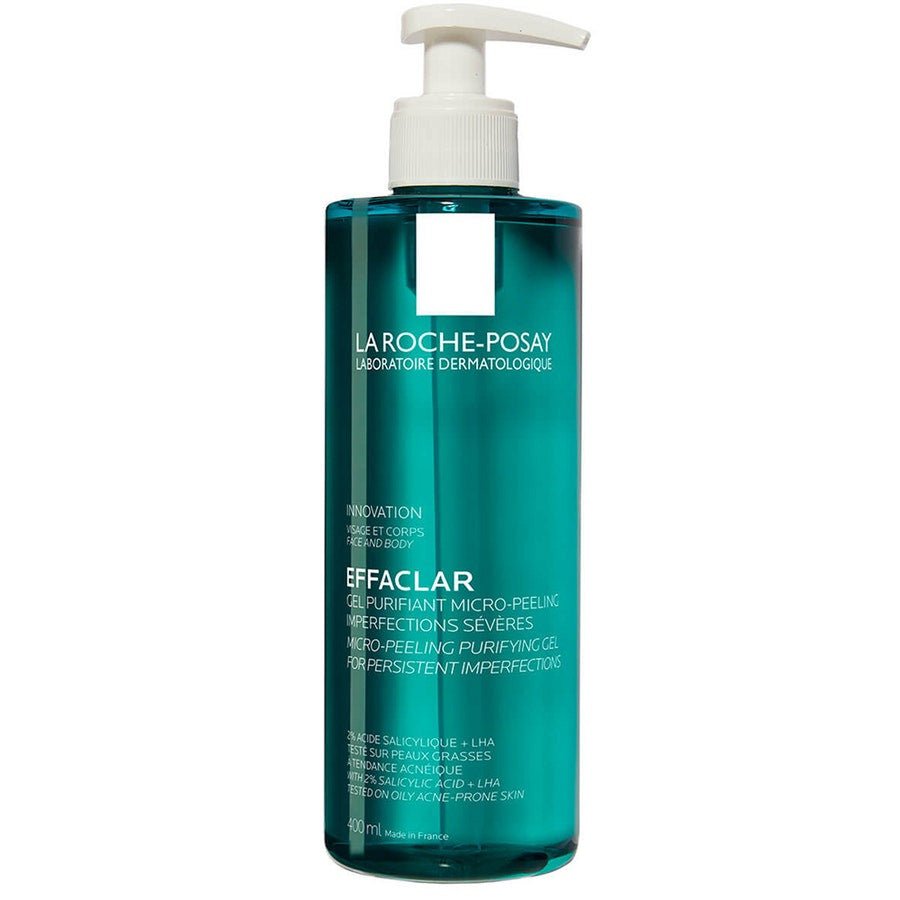 La Roche - Posay Effaclar Purifying Micropeeling Gel Salicylic Acid Cleansing Gel 400ml (13.52 fl oz) - FrenchBeautyHub