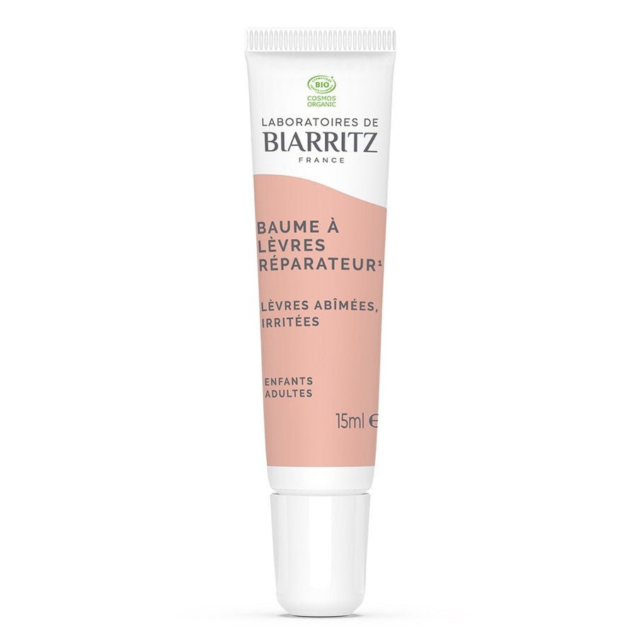 Laboratoires de Biarritz Repairing Organic Lip Balm 15ml (0.50 fl oz) - FrenchBeautyHub