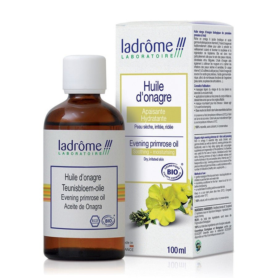Ladrôme Organic Evening Primrose Oil 100ml (3.38 fl oz) - FrenchBeautyHub