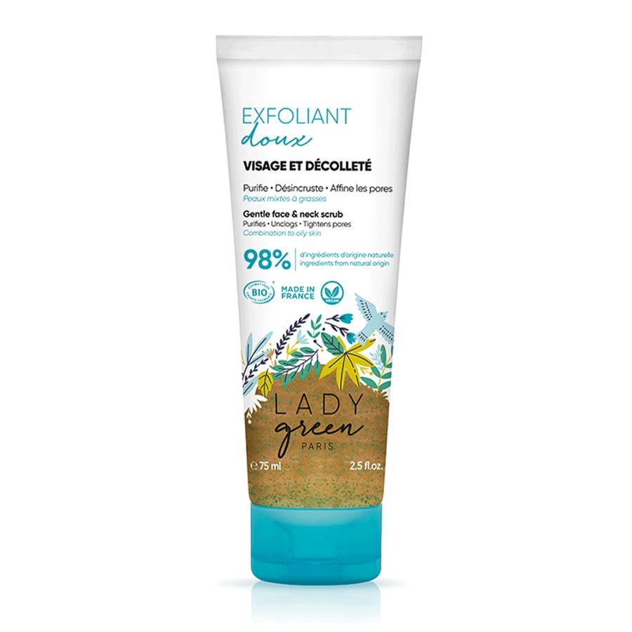 Lady Green Douce Metamorphose Gentle Facial Scrub 75ml (2.53fl oz) - FrenchBeautyHub