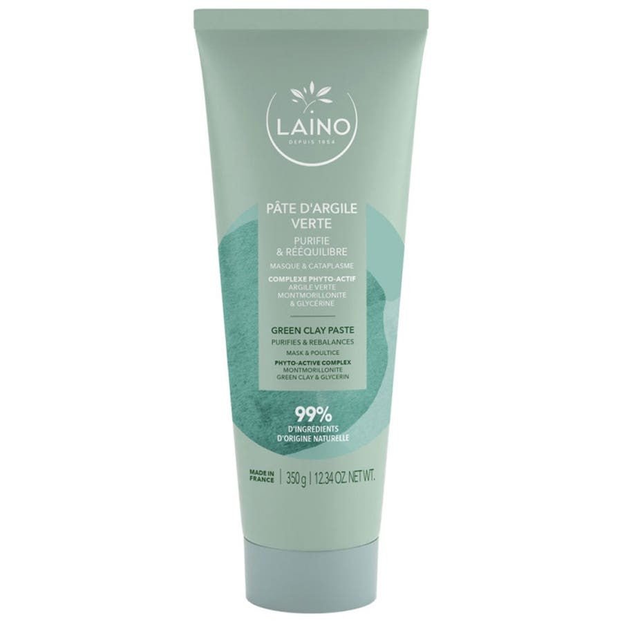 Laino Green Clay Tube 350g (12.34 oz) - FrenchBeautyHub