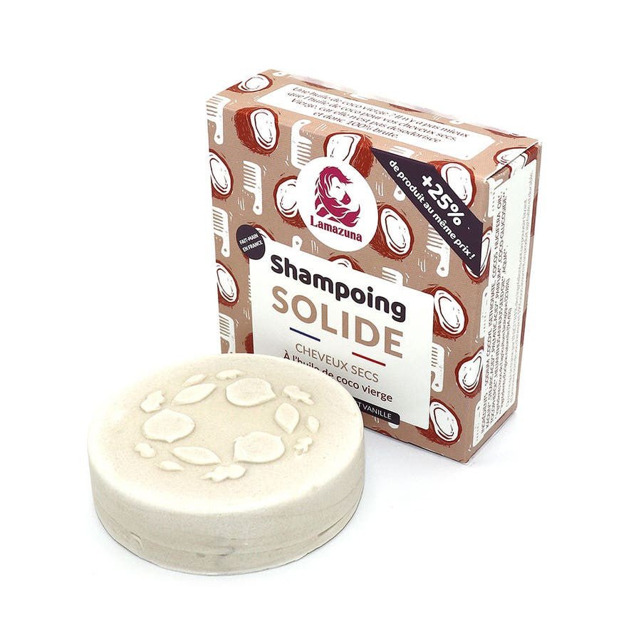 Lamazuna Solid Shampoo With Orange Dry Hair Cheveux secs 55g (1.94 oz) - FrenchBeautyHub