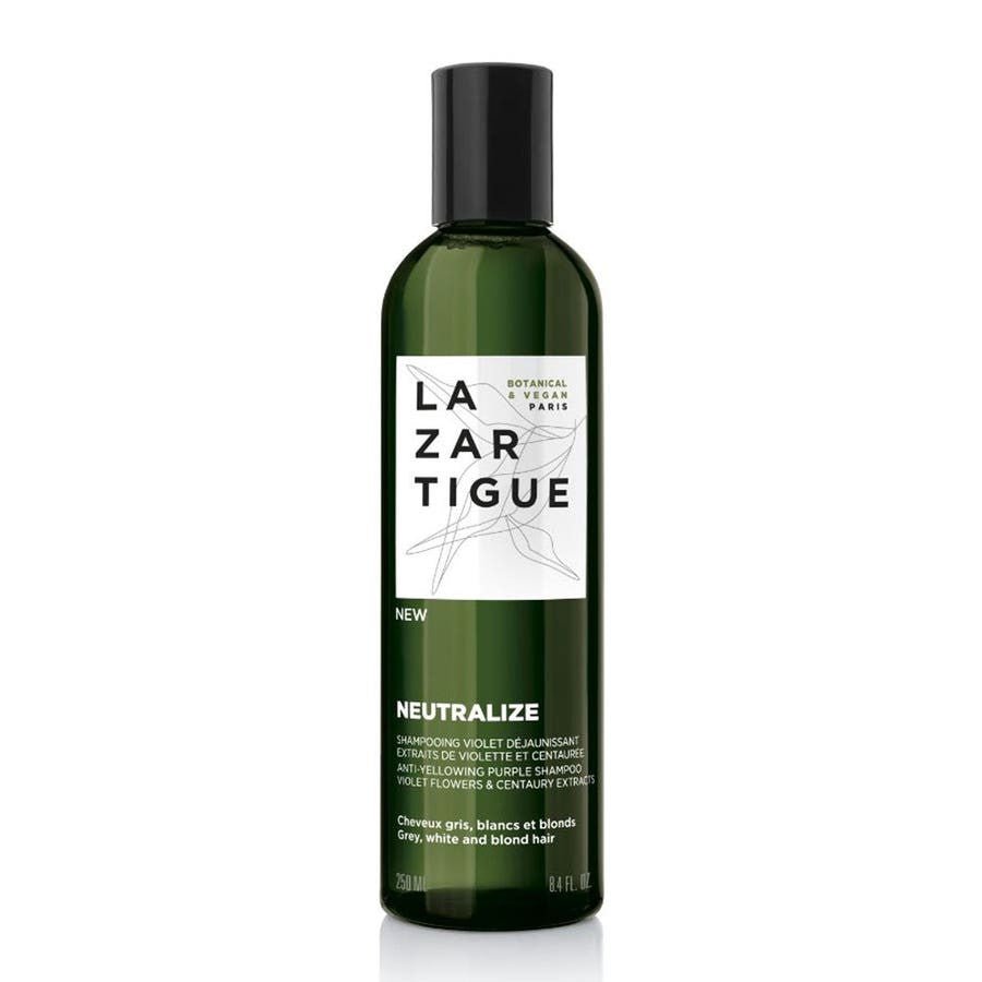 Lazartigue Neutralize Violet Dejauning Shampoo Grey, white and blonde hair 250ml (8.45fl oz) - FrenchBeautyHub