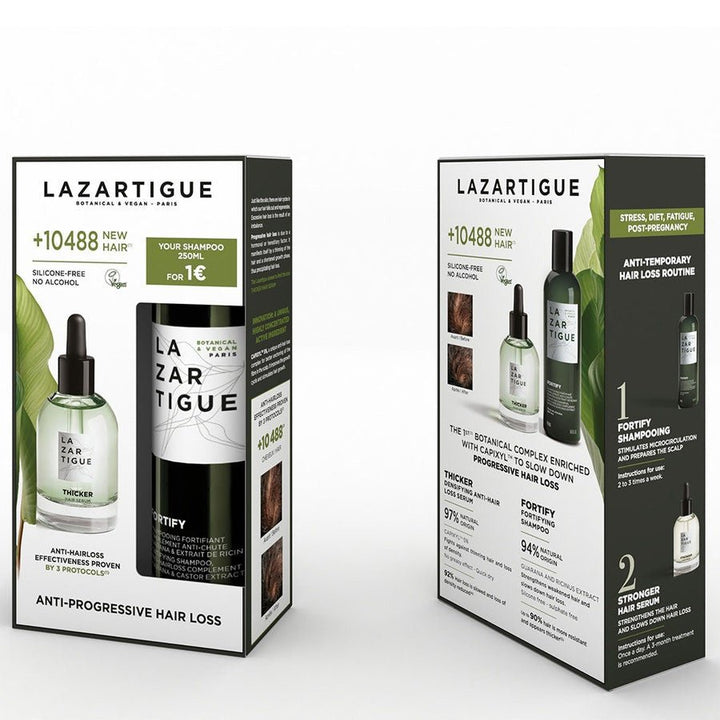 Lazartigue Progressive Anti - Hair Loss Giftboxes 300ml (10.14fl oz) - FrenchBeautyHub