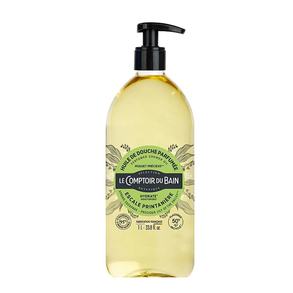 Le Comptoir Du Bain Shower Oil 1L (33.81fl oz) - FrenchBeautyHub