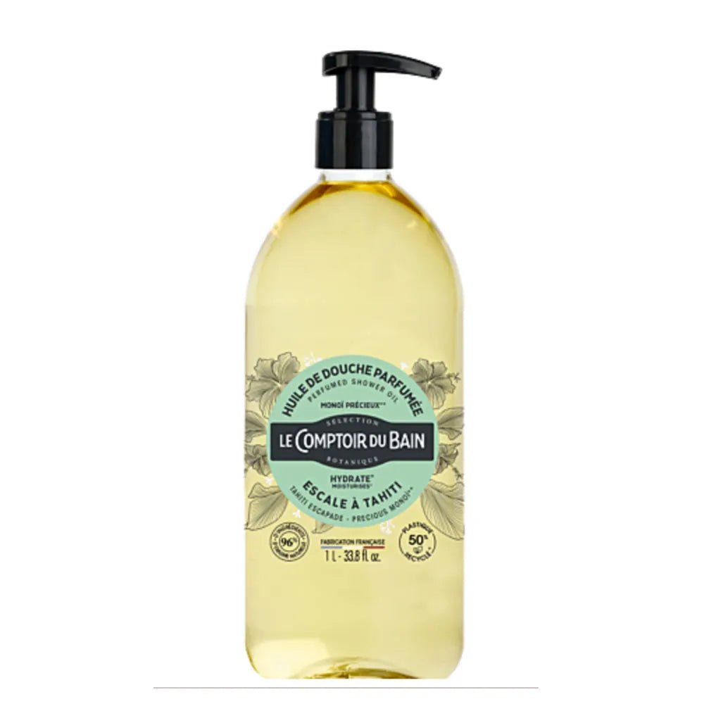 Le Comptoir Du Bain Shower Oil 1L (33.81fl oz) - FrenchBeautyHub