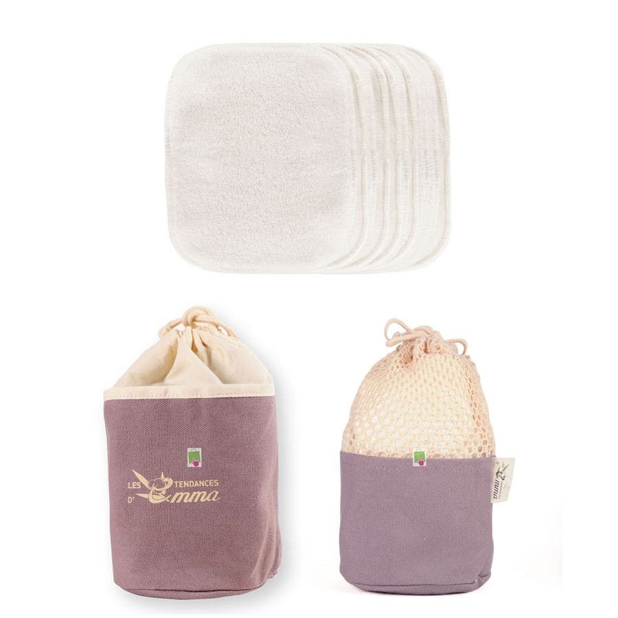 Les Tendances D'Emma Eco Belle Kit with Organic Cotton Pads - FrenchBeautyHub