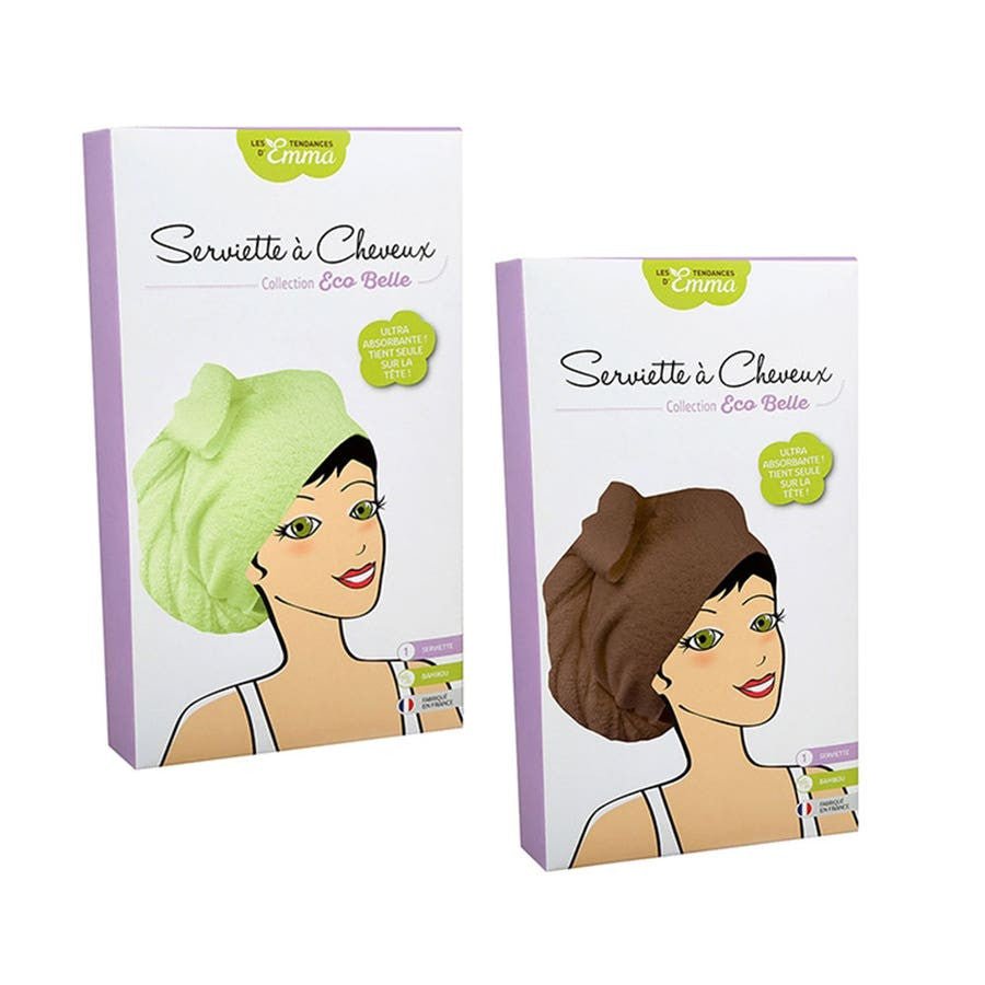 Les Tendances D'Emma Hair Towel Bamboo 50x70 cm - FrenchBeautyHub