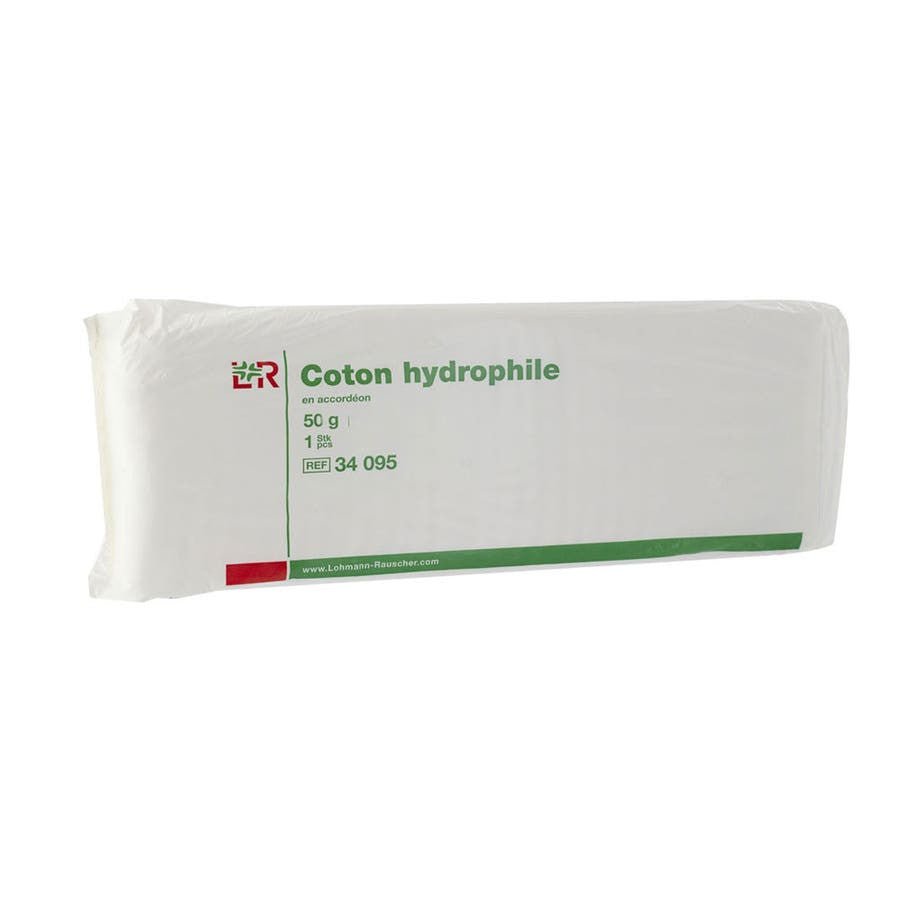 Lohmann Rauscher Cotton Accordion 50g Hydrophilic Cotton - FrenchBeautyHub