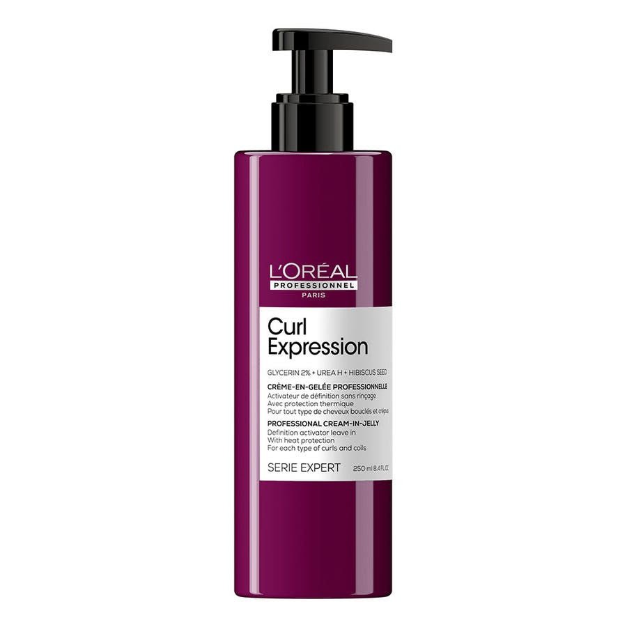 L'Oreal Professionnel Curl Expression Definition - activating gel cream with thermal protection 250ml (8.45fl oz) - FrenchBeautyHub