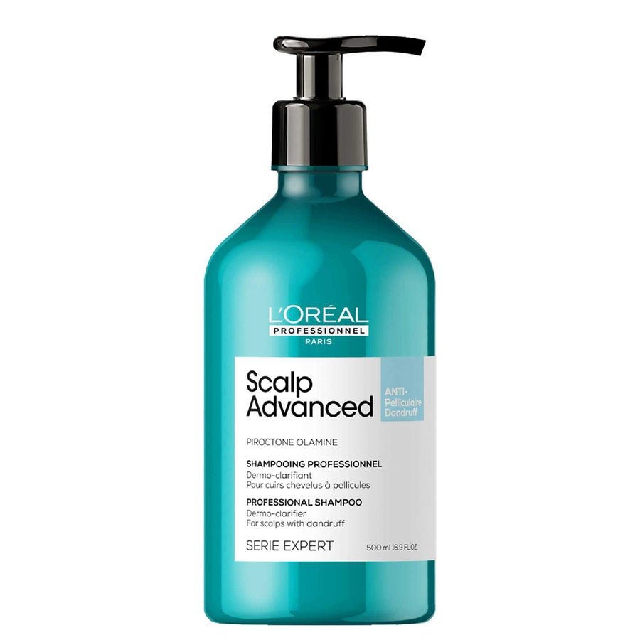 L'Oreal Professionnel Scalp Advanced Dermo - clarifying anti - dandruff shampoo 500ml (16.90fl oz) - FrenchBeautyHub