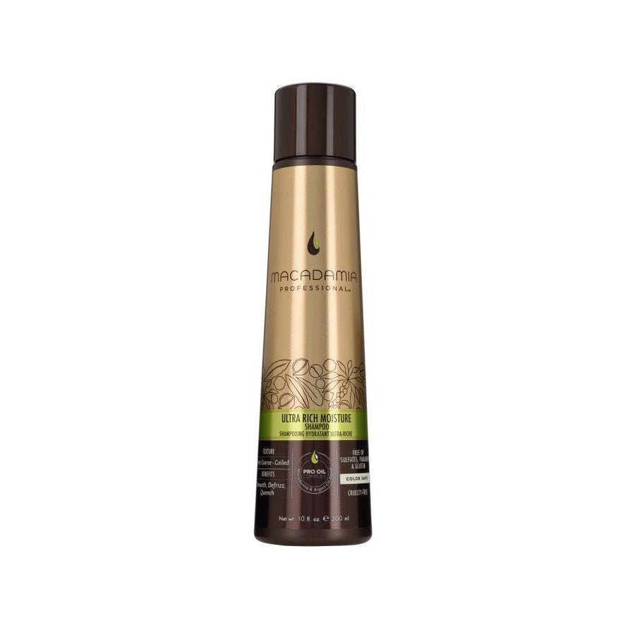 Macadamia Ultra Rich Moisture Shampoo for Very Thick or Frizzy Hair 300ml (10.14fl oz) - FrenchBeautyHub