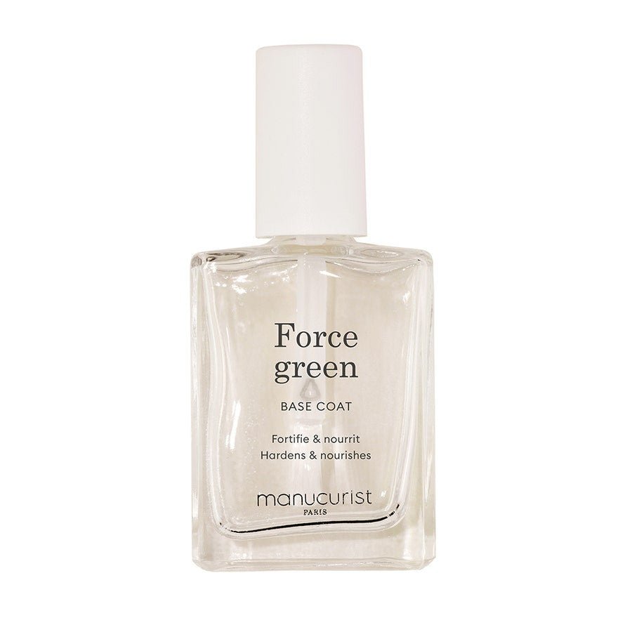Manucurist Skincare Base Coat Force Green Soft and Cracked Nails 15ml (0.16fl oz) - FrenchBeautyHub