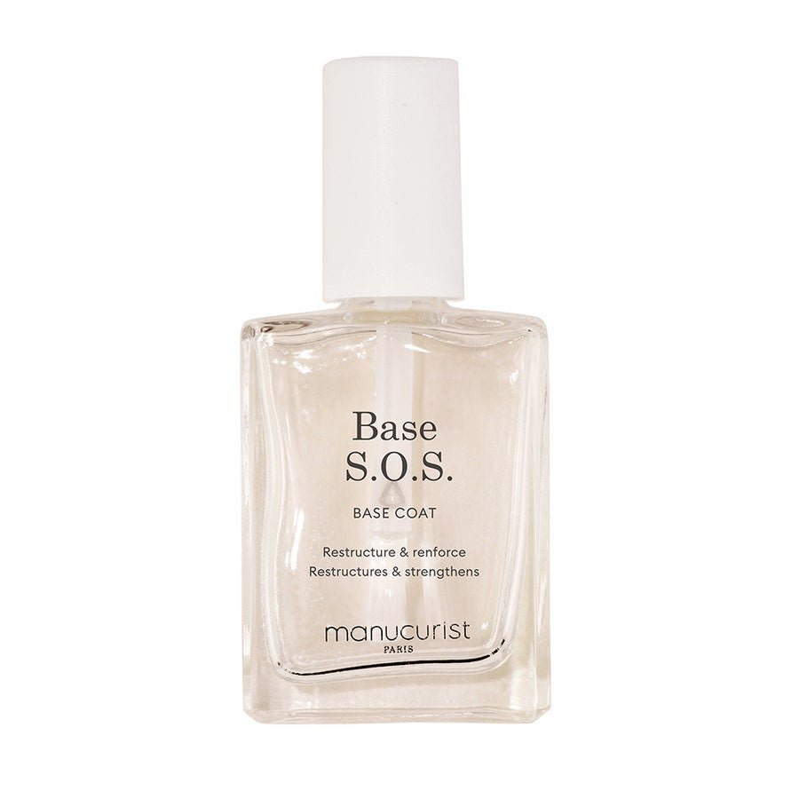 Manucurist Skincare Base Coat S.O.S Fragile nails 15ml (0.16fl oz) - FrenchBeautyHub