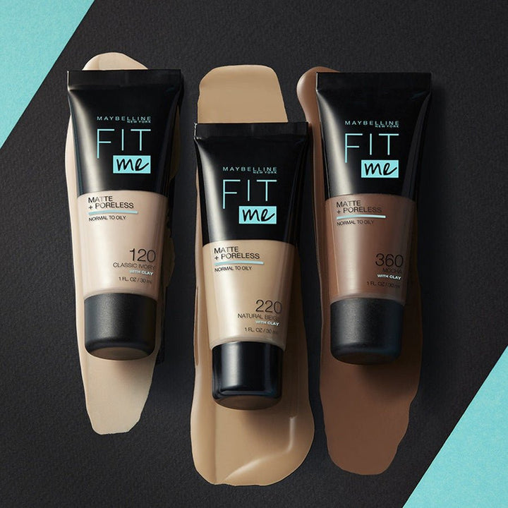 Maybelline New York Fit Me! Matte + Poreless Mattifying Foundation 30ml (1.01fl oz) - FrenchBeautyHub