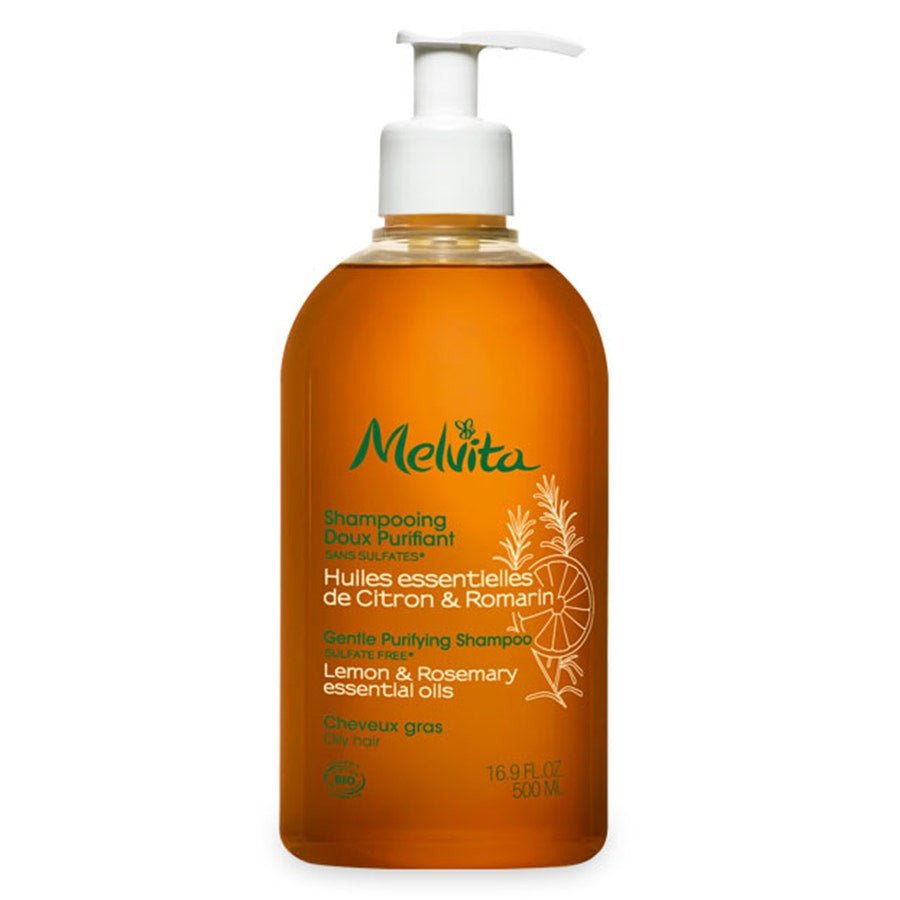 Melvita Bio Gentle Purifying Shampoo Oily Hair 500ml (16.90fl oz) - FrenchBeautyHub