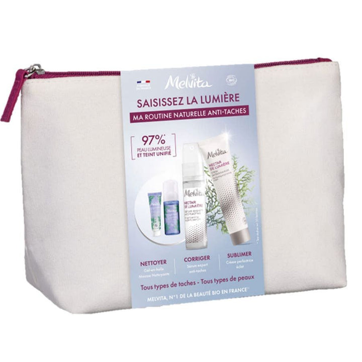 Melvita Nectar De Lumière Natural Anti - Spot Routine Set - FrenchBeautyHub