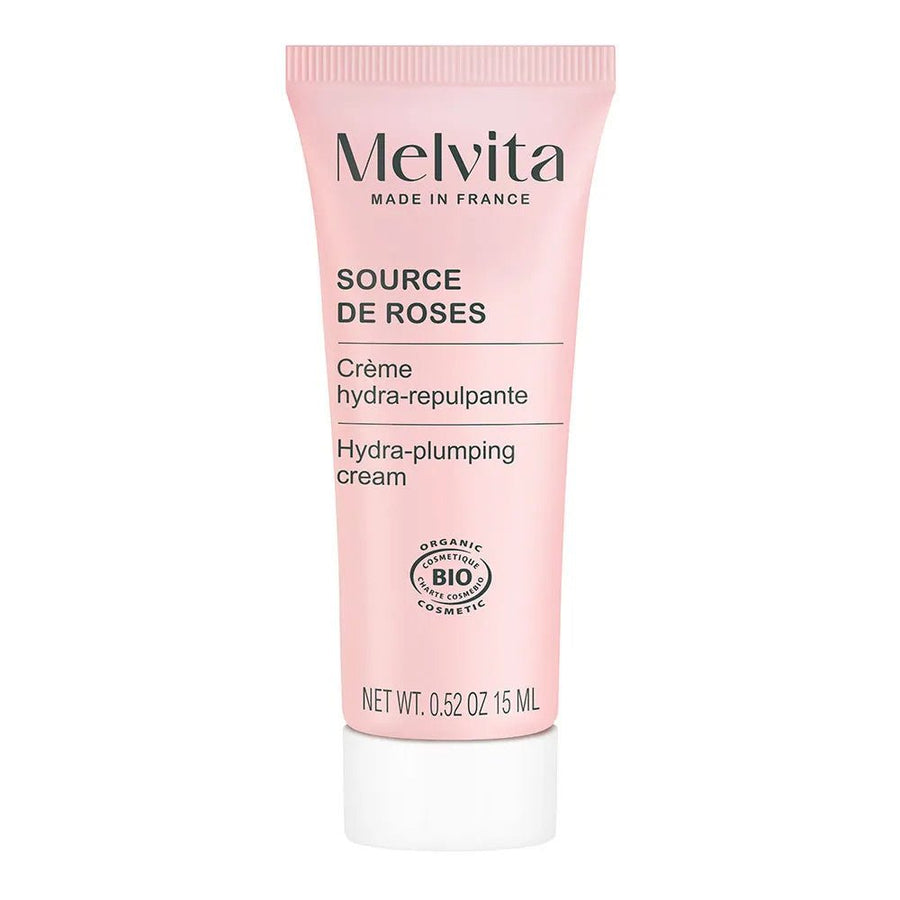 Melvita Source de Roses Hydra+ Plumping Cream 15ml (0.50fl oz) - FrenchBeautyHub