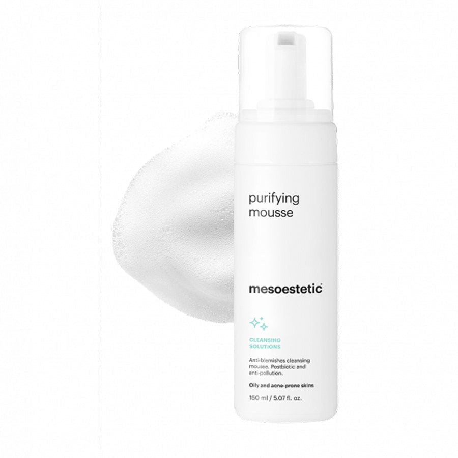 Mesoestetic Purifying Foam 150ml (5.07 fl oz) for Oily Skin with Imperfections - FrenchBeautyHub