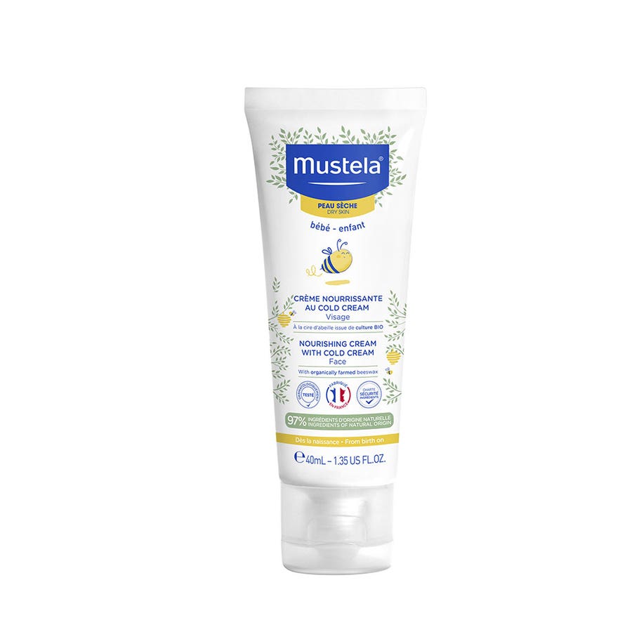 Mustela Nourishing Cold Cream Peaux Seches 40ml (1.35fl oz) - FrenchBeautyHub