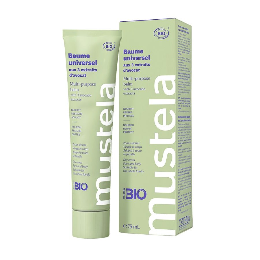 Mustela Universal Balm with 3 organic avocado extracts 75ml (2.54fl oz) - FrenchBeautyHub