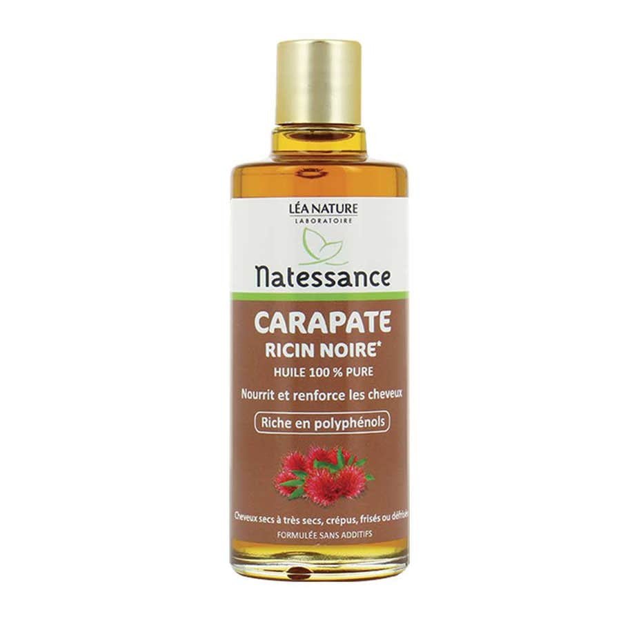 Natessance Black Castor Oil for Very Dry Coarse or Curly Hair 100ml (3.38fl oz) - FrenchBeautyHub