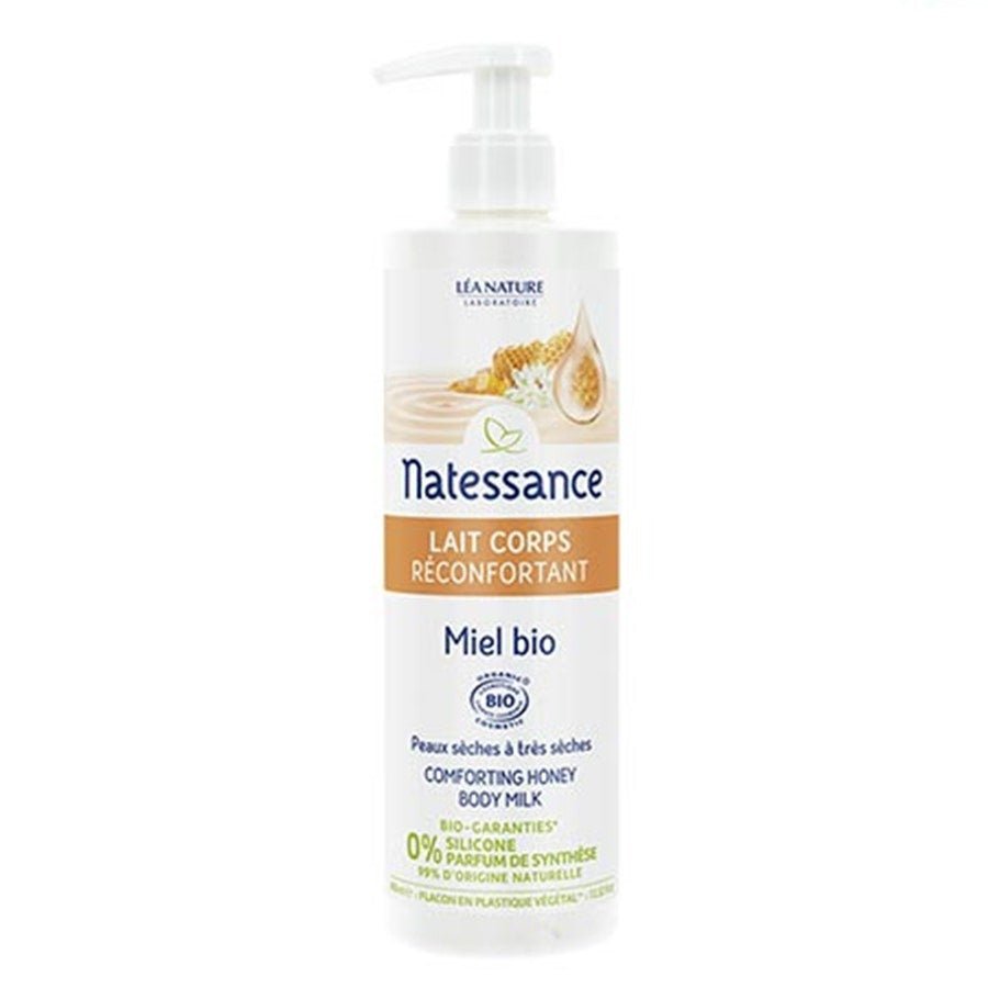 Natessance Comforting Body Lotion - Organic Honey 400ml (13.52fl oz) - FrenchBeautyHub