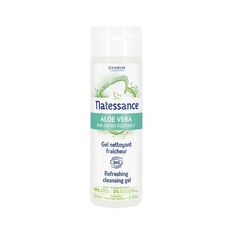 Natessance Organic Freshening Cleansing Gel 200ml (6.76fl oz) - FrenchBeautyHub