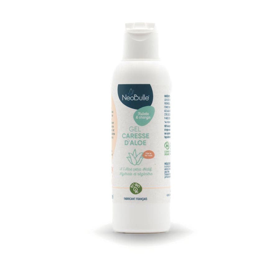 Neobulle Baby hygiene Aloe Caress Gel Dry and Irritated Skin From Birth 125ml (4.22fl oz) - FrenchBeautyHub