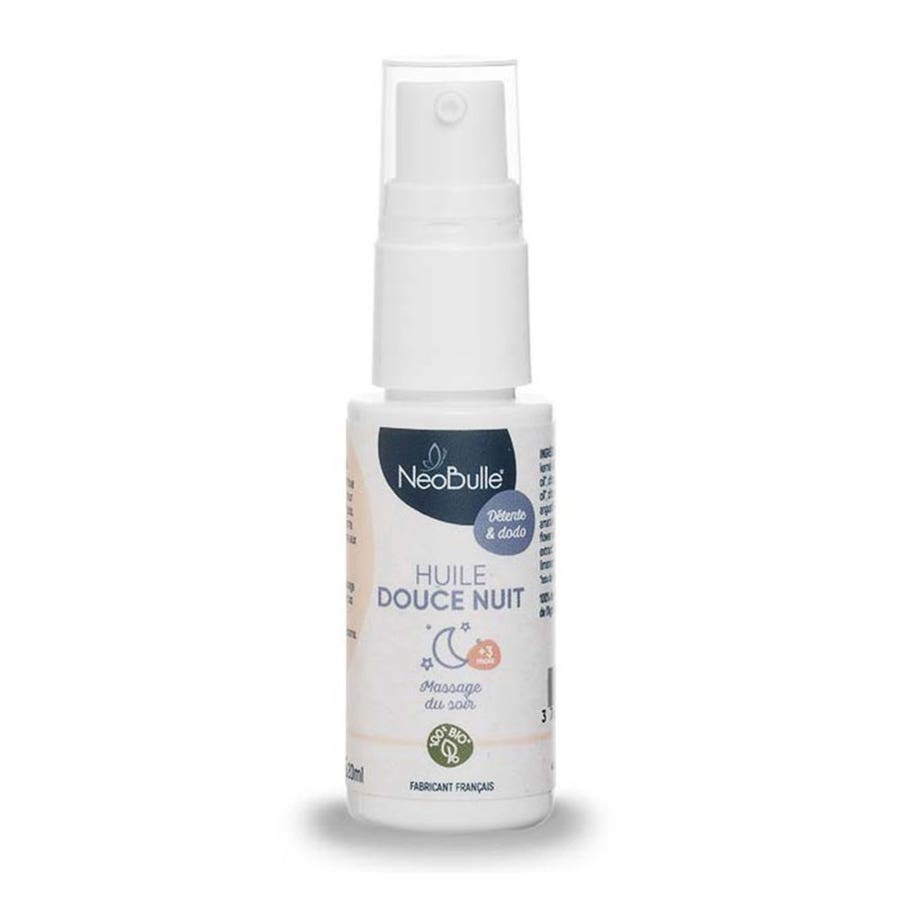 Neobulle Sleep & Relax Gentle Night Oil, evening massage 20ml (0.68fl oz) - FrenchBeautyHub