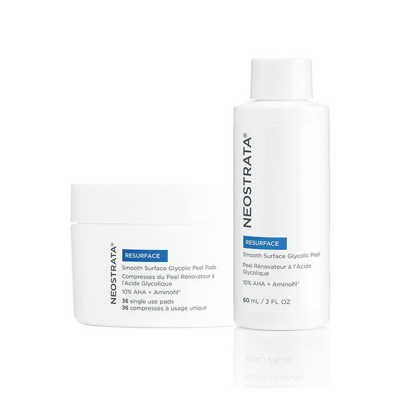 Neostrata Resurface Smooth Surface Glycolic Peel 60ml + 36 Pads - FrenchBeautyHub