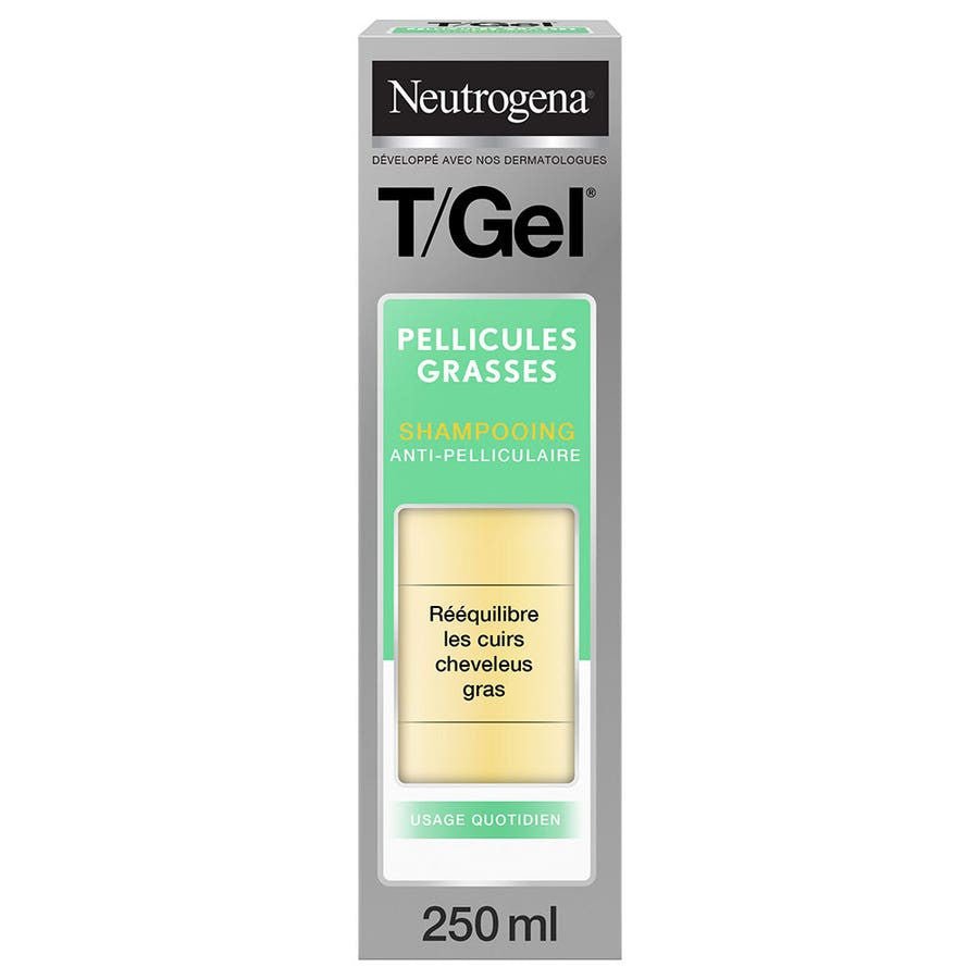 Neutrogena T - Gel Shampoo Oily Hair 250ml (8.45fl oz) - FrenchBeautyHub