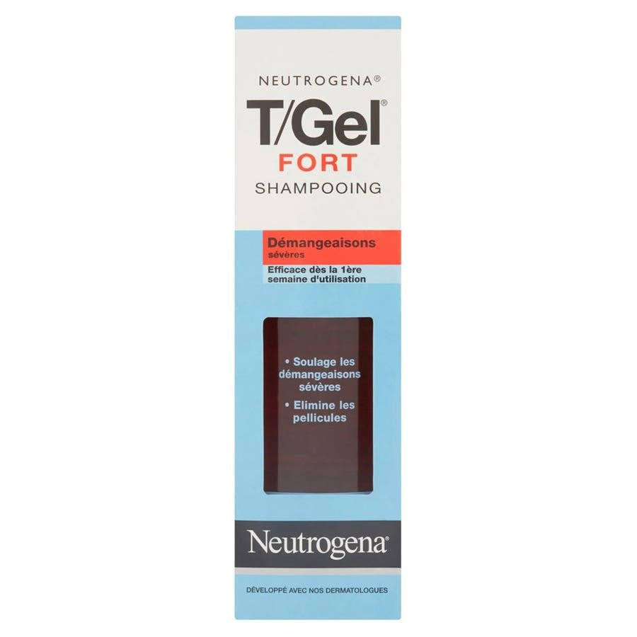 Neutrogena T/Gel Forte Severe Itch Relief Shampoo 250ml (8.45fl oz) - FrenchBeautyHub