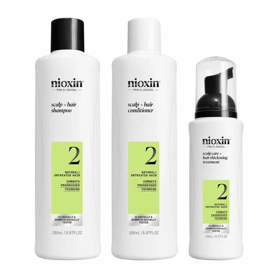 Nioxin Kit 2 Natural Hair Progressed Thinning 340ml (11.49fl oz) - FrenchBeautyHub