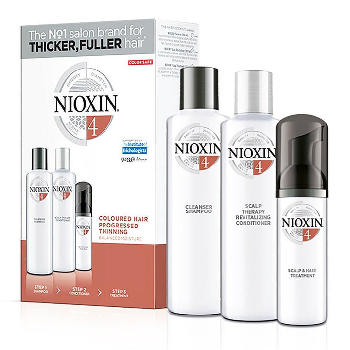 Nioxin System 4 for Colored Hair with Progressed Thinning 340ml (11.49 fl oz) - FrenchBeautyHub