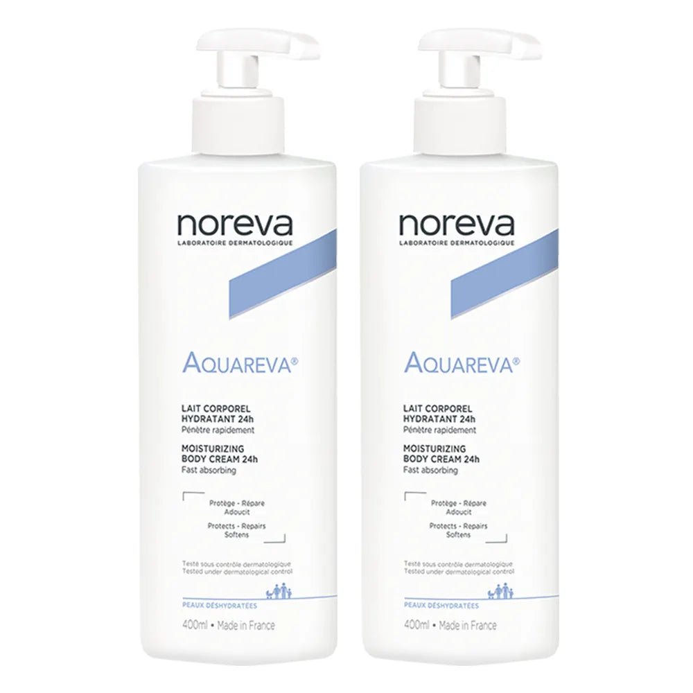 Noreva Aquareva Moisturizing Body Cream 24h - FrenchBeautyHub