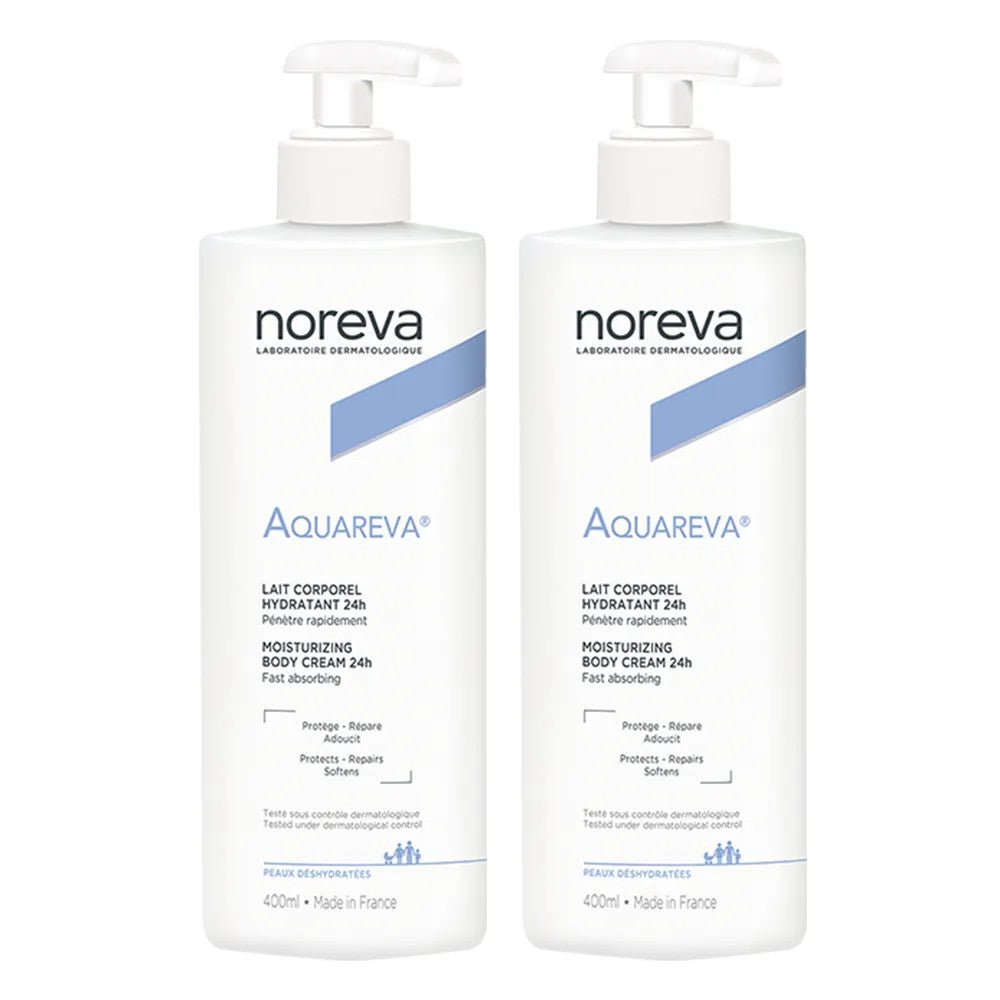 Noreva Aquareva Moisturizing Body Cream 24h - FrenchBeautyHub