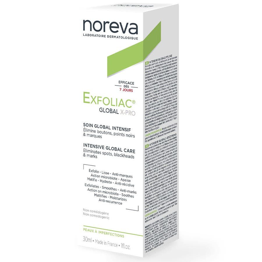 Noreva Exfoliac Gel X - Pro 30ml (1.01 fl oz) for Acne and Scarring - FrenchBeautyHub
