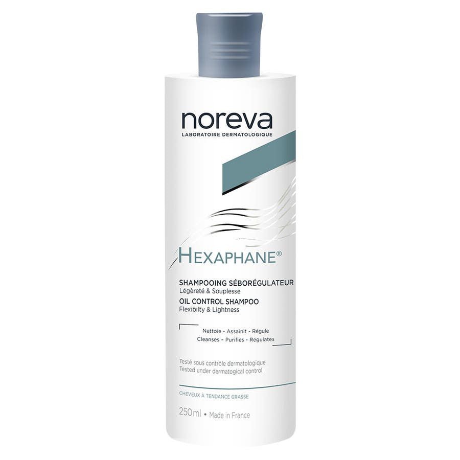 Noreva Hexaphane Sebo - Regulating Oil Control Shampoo 250ml (8.45 fl oz) - FrenchBeautyHub