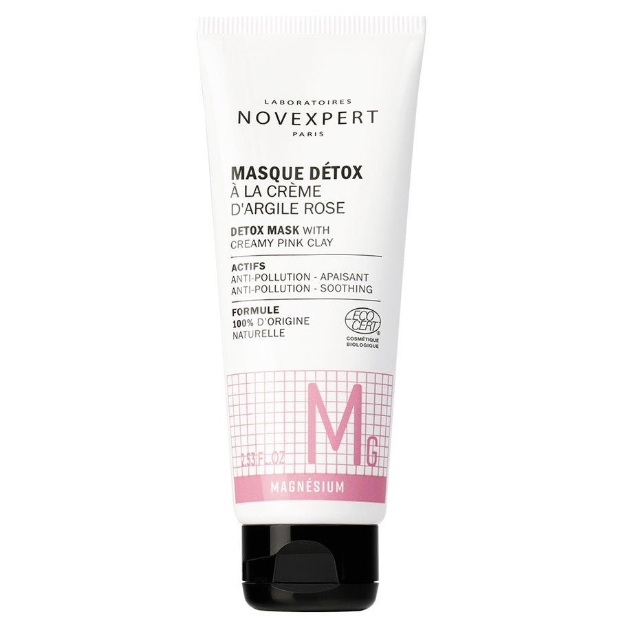 Novexpert Magnesium Pink Clay Cream Detox Treatment 75ml (2.53fl oz) - FrenchBeautyHub