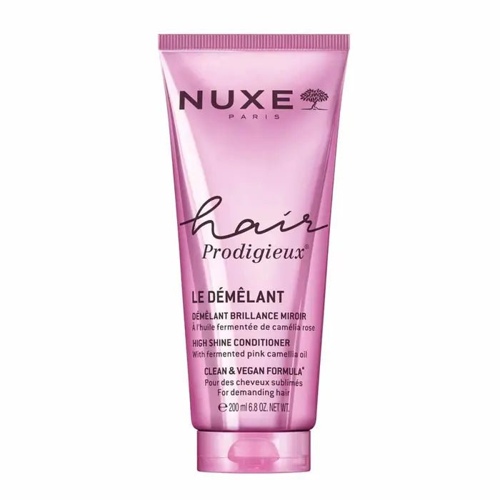Nuxe Hair Prodigieux Mirror Shine Shampoo + Shine Detangler 200ml + 200ml (6.76fl oz +6.76fl oz) - FrenchBeautyHub